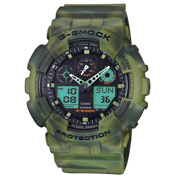 معرفی برند کاسیو - ساعت جی شاک مدل GA-100MM-2ADR