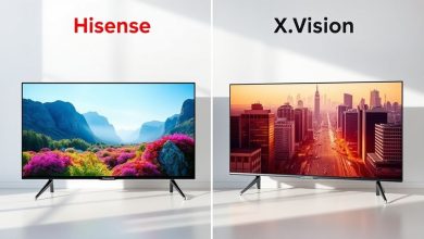 تصویر از تلویزیون هایسنس بهتره یا ایکس ویژن + مقایسه ۶ مدل + مزایا و معایب