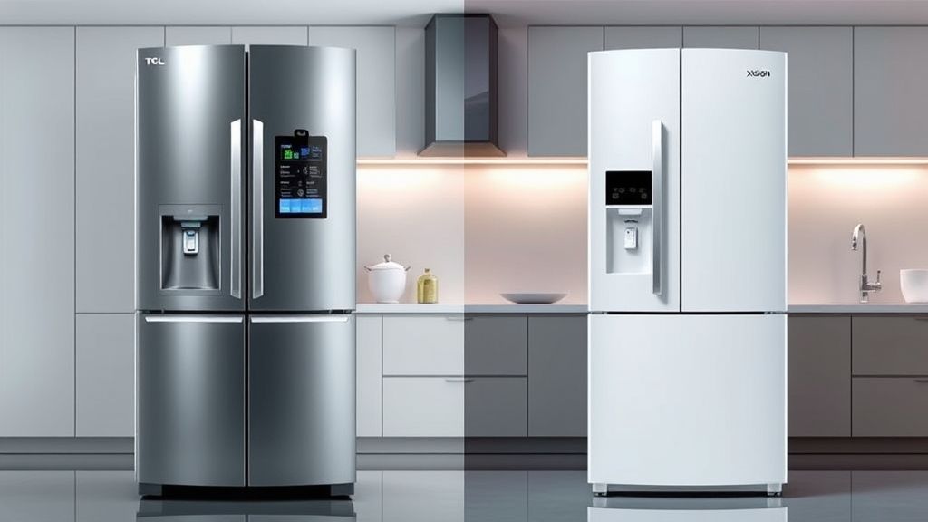 یخچال تی سی ال بهتره یا ایکس ویژن؟